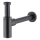 KFA Armatura 600-003-81 - Runder Siphon Messing/matt schwarz