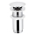 KFA Armatura 660-253-00 - Waschbeckenabfluss ohne Überlauf CLICK-CLACK d 6,6 cm glänzendes Chrom