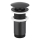 KFA Armatura 660-253-81 - Waschbeckenabfluss ohne Überlauf CLICK-CLACK d 6,6 cm Messing/matt schwarz
