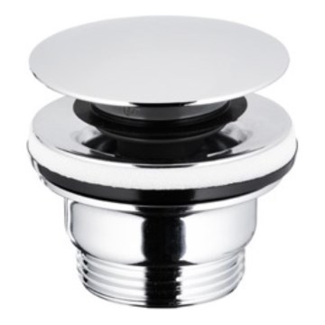 KFA Armatura 660-320-00 - Ablaufgarnitur CLICK-CLACK d 6,6 cm glänzendes Chrom