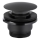 KFA Armatura 660-320-81 - Ablaufgarnitur CLICK-CLACK d 6,6 cm Edelstahl/matt schwarz