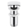 KFA Armatura 660-453-00 - Waschbeckenabfluss ohne Überlauf CLICK-CLACK 7x7 cm glänzendes Chrom