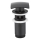 KFA Armatura 660-454-81 - Waschbeckenablauf mit Überlauf CLICK-CLACK 7x7 cm Messing/matt schwarz