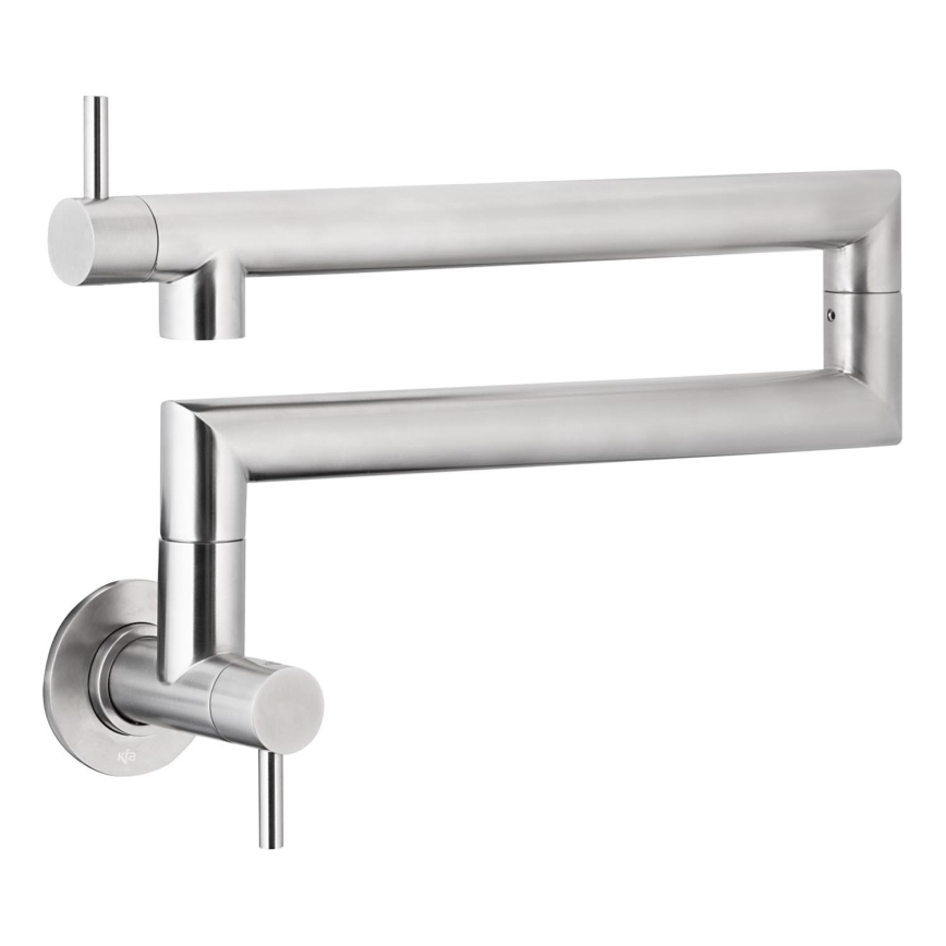 KFA Armatura 6623-030-22 - Küchenarmatur mit Gelenk DUERO POT FILLER Edelstahl