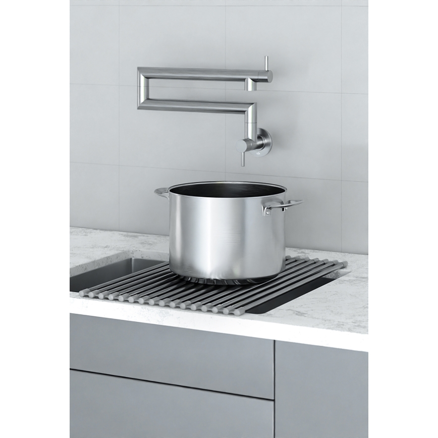 KFA Armatura 6623-030-22 - Küchenarmatur mit Gelenk DUERO POT FILLER Edelstahl