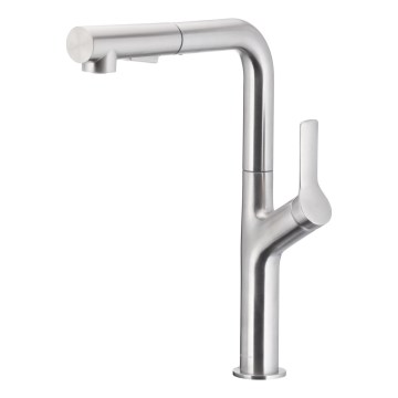 KFA Armatura 6623-220-22 - Wasserhahn/Armatur mit ausziehbarer Sprühvorrichtung DUERO DESIGN Edelstahl