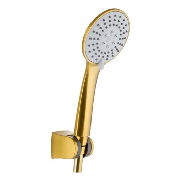 KFA Armatura 841-220-31 - Duschgarnitur MOZA geschliffen golden