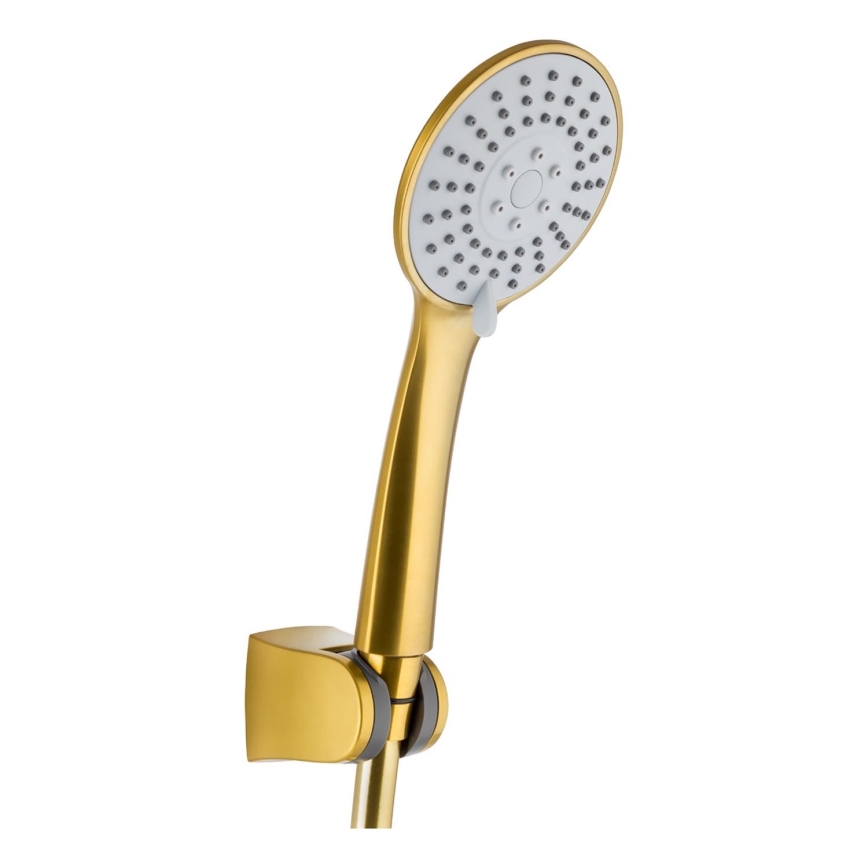 KFA Armatura 841-220-31 - Duschgarnitur MOZA geschliffen golden