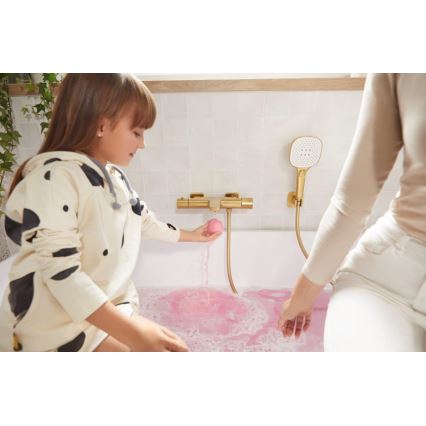 KFA Armatura 841-255-31 - Duschset MALAGA, gebürstetes Gold