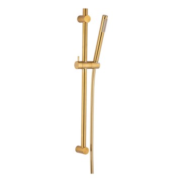 KFA Armatura 841-363-31 - Duschgarnitur MOZA Edelstahl/geschliffen golden