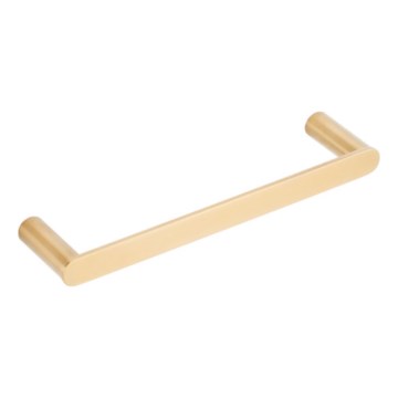 KFA Armatura 864-025-31 - Wand-Handtuchhalter 24 cm Edelstahl/geschliffen golden