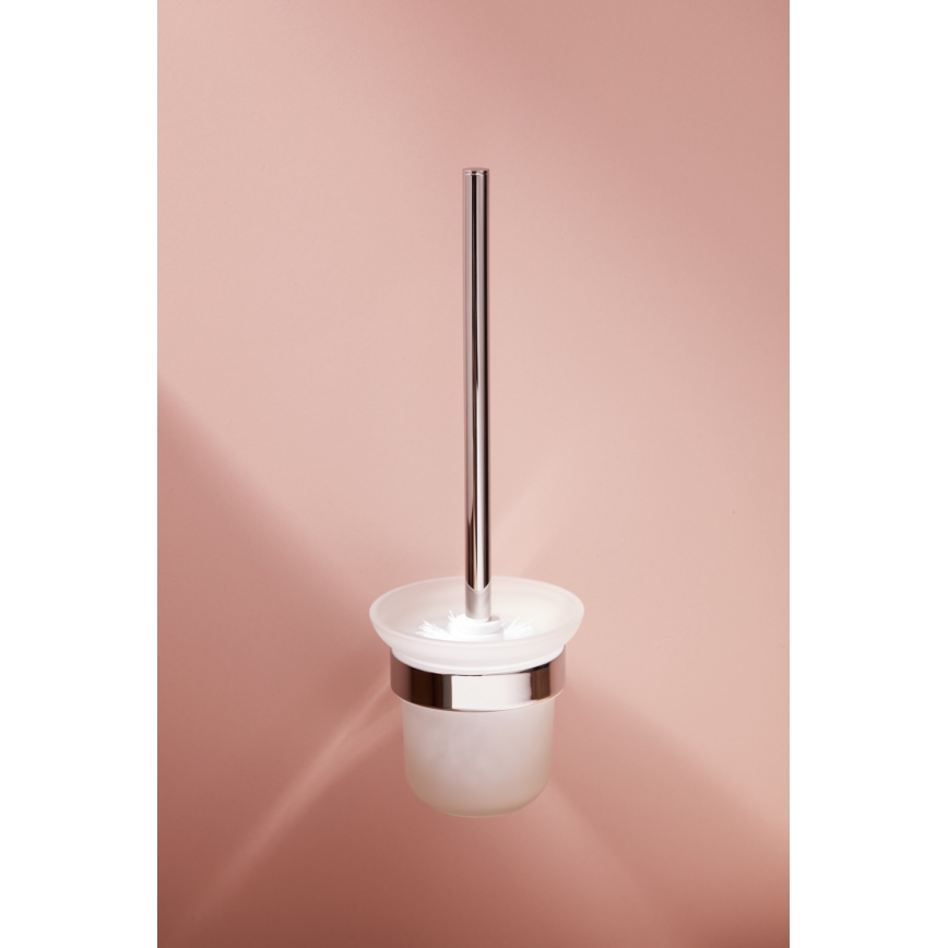 KFA Armatura 864-031-00 - Toilettenbürste wandmontiert glänzendes Chrom