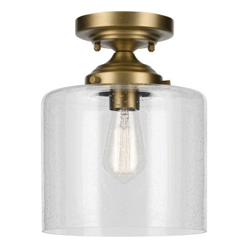 Kichler - Deckenleuchte WINSLOW 1xE27/60W/230V d 21,6 cm Messing