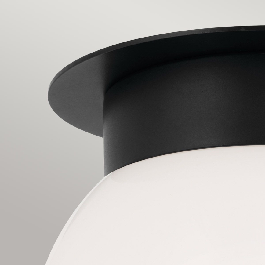 Kichler - Deckenleuchte ALBERS 1xE27/40W/230V Ø 20,3 cm schwarz