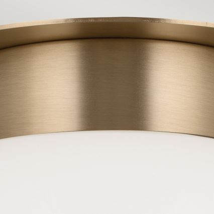 Kichler KL-ALBERS-F-G-CPZ-Deckenleuchte ALBERS 1xE27/40W/230V Ø20,3 cm goldfarben