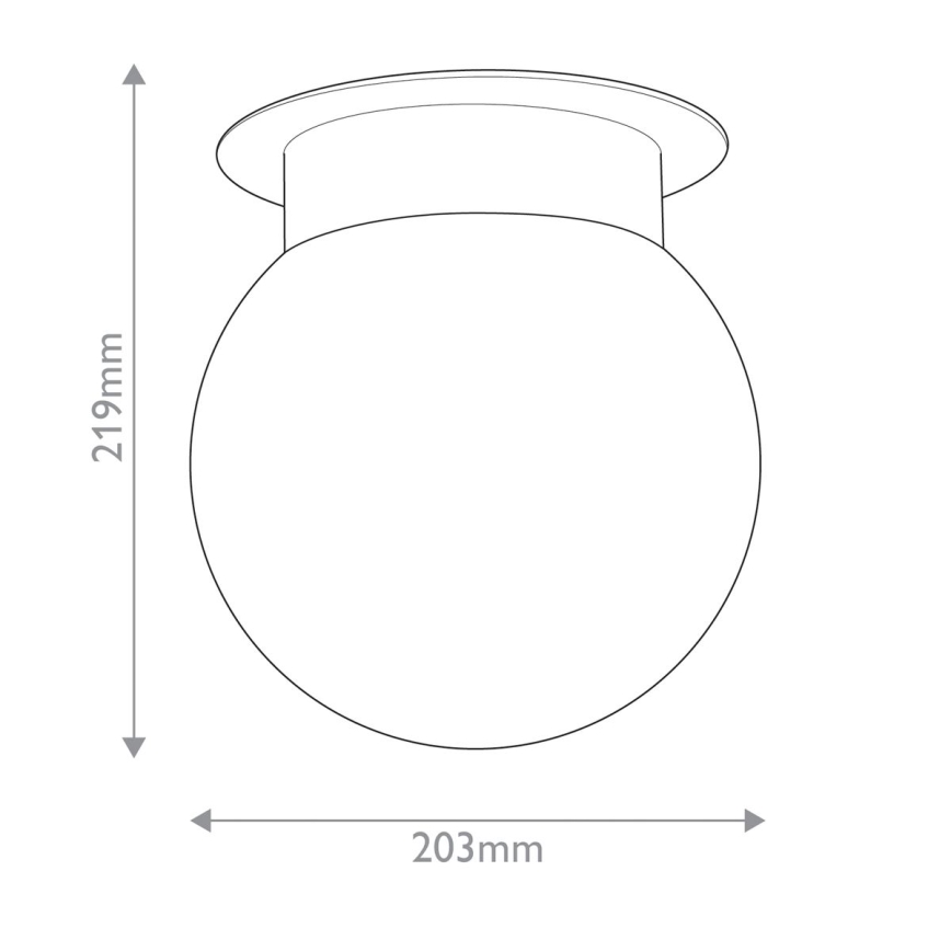Kichler KL-ALBERS-F-G-CPZ-Deckenleuchte ALBERS 1xE27/40W/230V Ø20,3 cm goldfarben