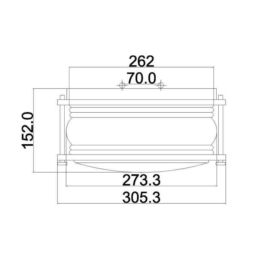 Kichler - Außenleuchte ASHLANDBAY 1xE27/60W/230V IP44 Bronze