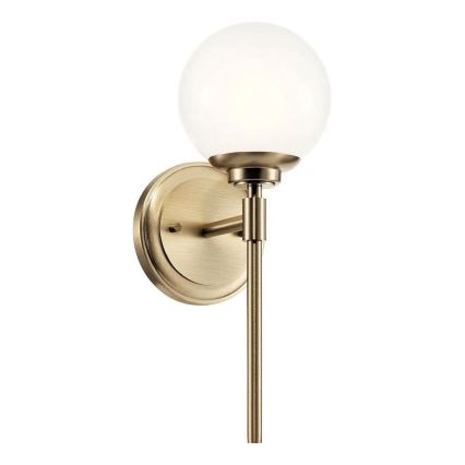 Kichler - LED-Wandleuchte für Badezimmer BENNO 1xG9/3W/230V IP44 Messing