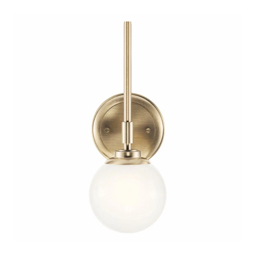 Kichler - LED-Wandleuchte für Badezimmer BENNO 1xG9/3W/230V IP44 Messing