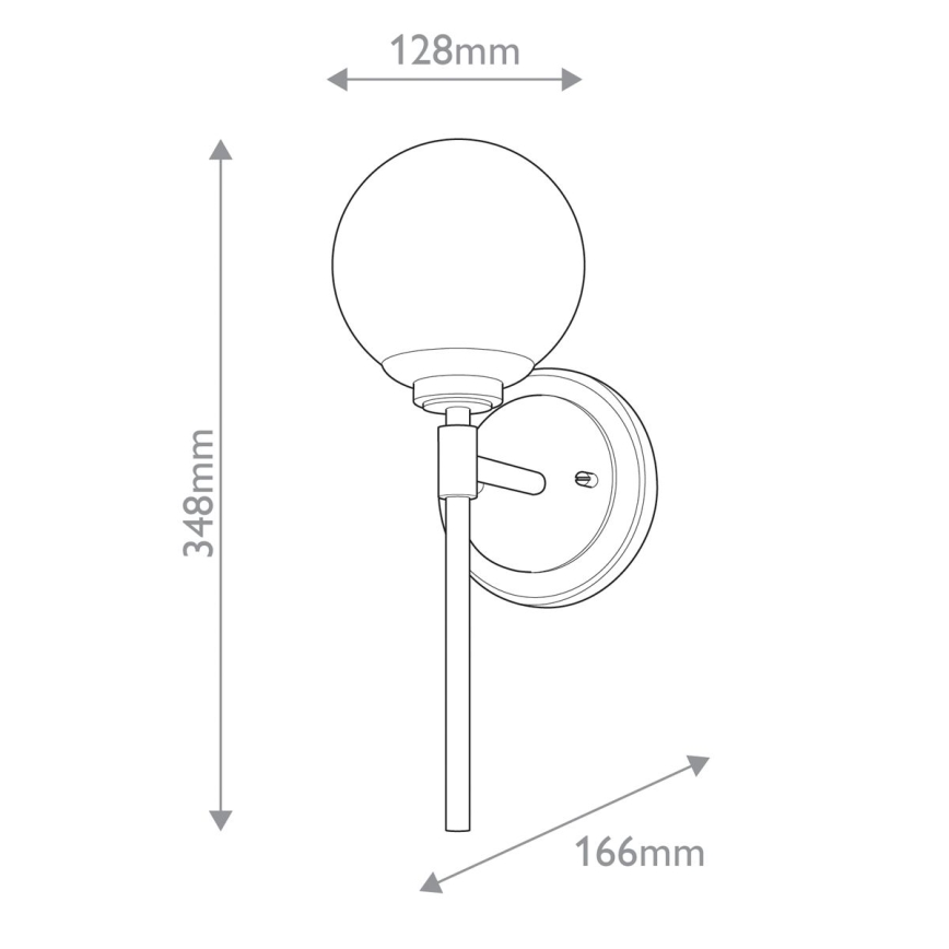 Kichler - LED-Wandleuchte für Badezimmer BENNO 1xG9/3W/230V IP44 Messing