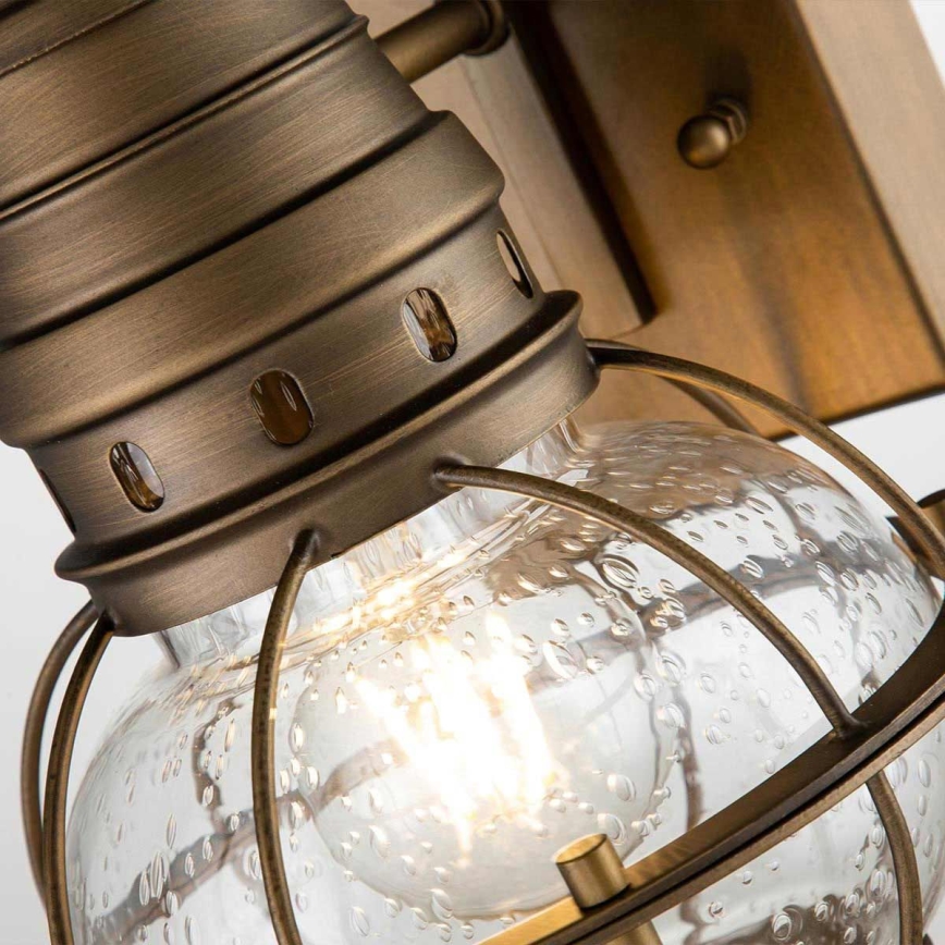 Kichler - Außenwandleuchte BRIDGE POINT 1xE27/60W/230V IP44 Messing