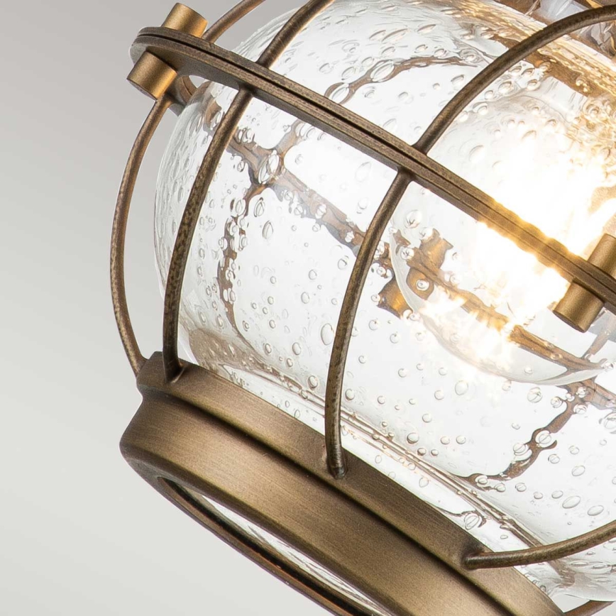 Kichler - Außenwandleuchte BRIDGE POINT 1xE27/60W/230V IP44 Messing