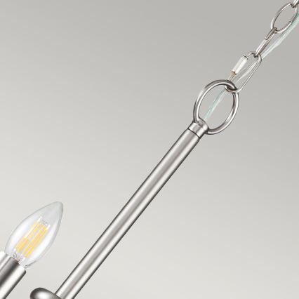 Kichler - Kronleuchter an Kette CAPITOL HILL 12xE14/40W/230V mattchrom