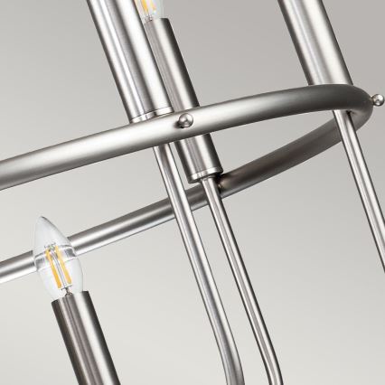 Kichler - Kronleuchter an Kette CAPITOL HILL 12xE14/40W/230V mattchrom