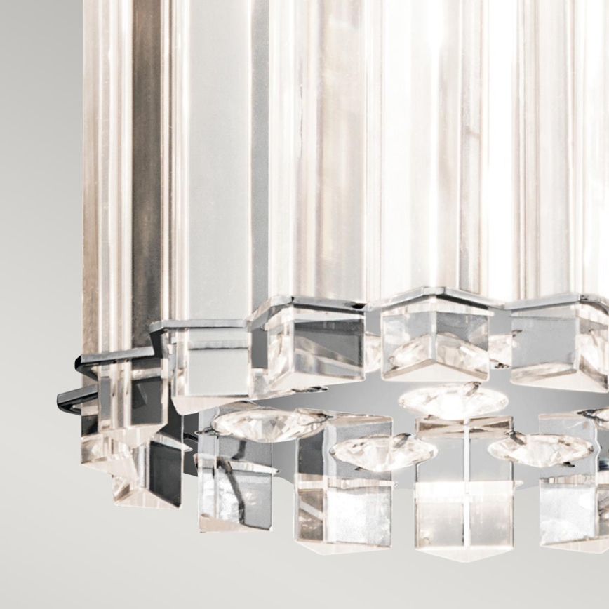 Kichler - LED-Badezimmer-Hängeleuchte CRYSTAL SKYE 2xG9/3W/230V IP44
