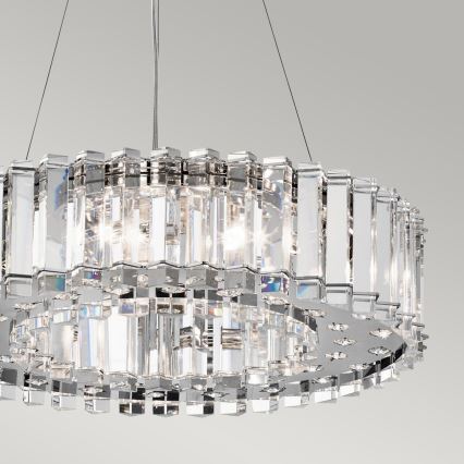 Kichler - LED-Badezimmer-Hängeleuchte CRYSTAL SKYE 8xG9/3W/230V IP44