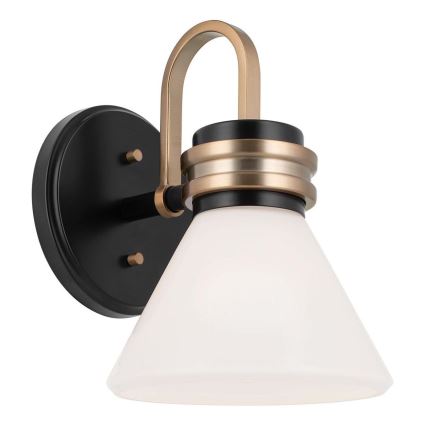 Kichler - LED-Badezimmer-Wandleuchte FARUM 1xG9/3W/230V IP44 schwarz/Messing