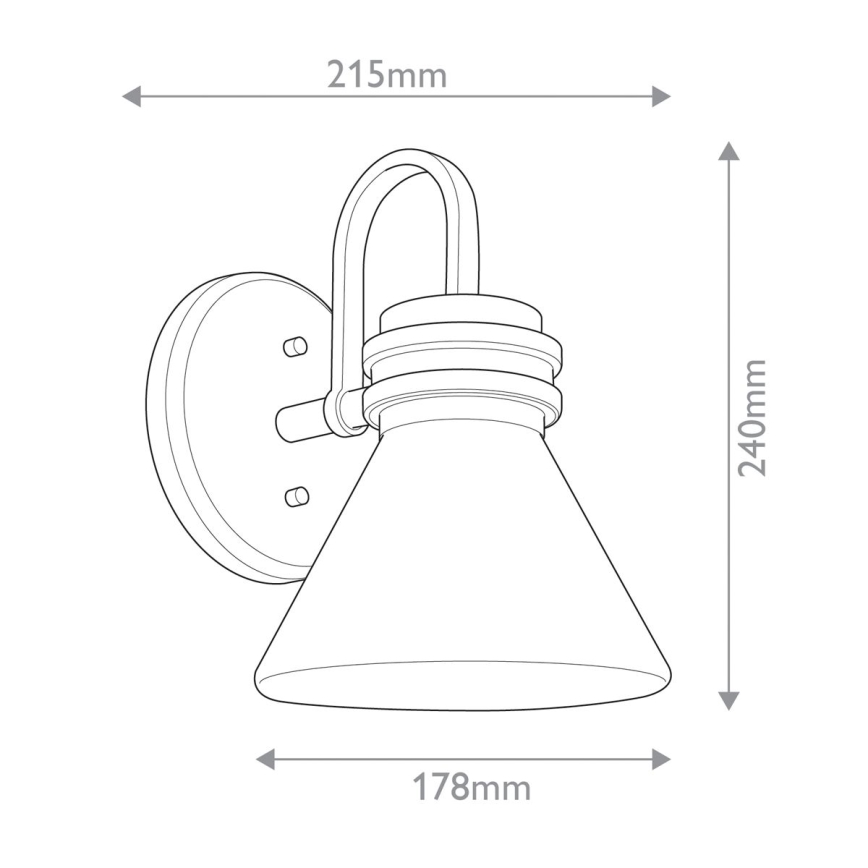 Kichler - LED-Badezimmer-Wandleuchte FARUM 1xG9/3W/230V IP44 schwarz/Messing