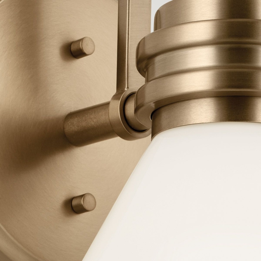 Kichler - LED-Badezimmer-Wandleuchte FARUM 1xG9/3W/230V IP44 Messing