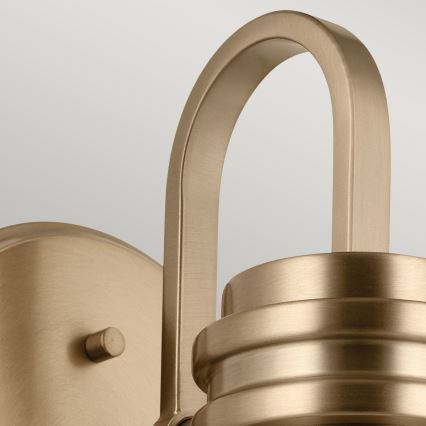 Kichler - LED-Badezimmer-Wandleuchte FARUM 1xG9/3W/230V IP44 Messing