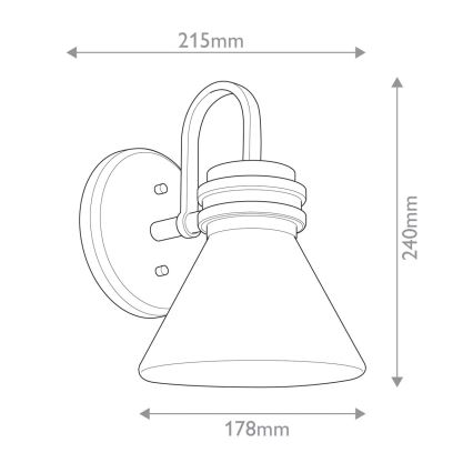 Kichler - LED-Badezimmer-Wandleuchte FARUM 1xG9/3W/230V IP44 Messing
