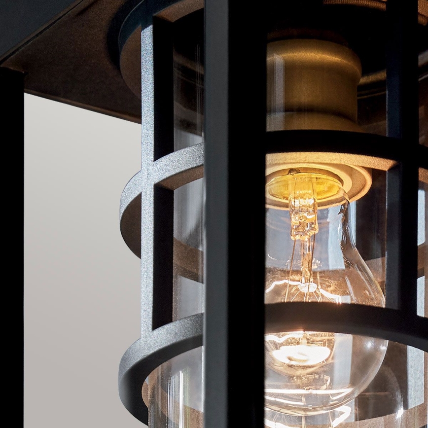 Kichler - Außen-Wandleuchte HONE M 1xE27/60W/230V IP44 schwarz