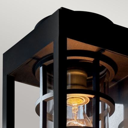 Kichler - Außenwandleuchte HONE S 1x E27/60W/230V IP44 schwarz