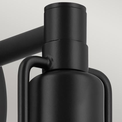 Kichler - Wandleuchte NIVA 1xE27/40W/230V schwarz