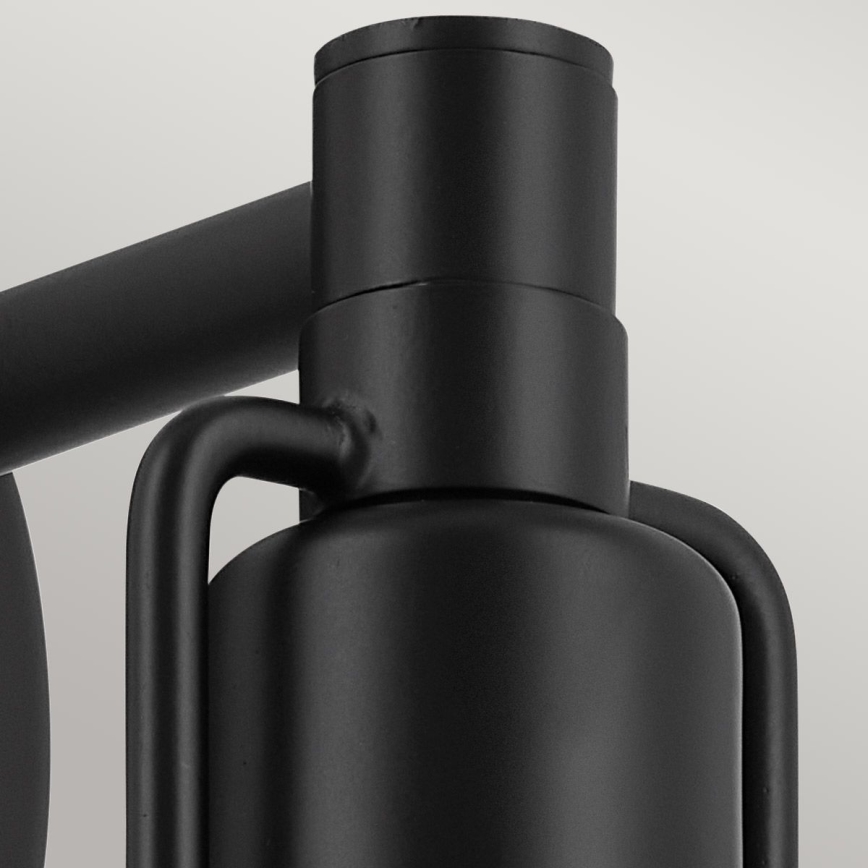 Kichler - Wandleuchte NIVA 1xE27/40W/230V schwarz