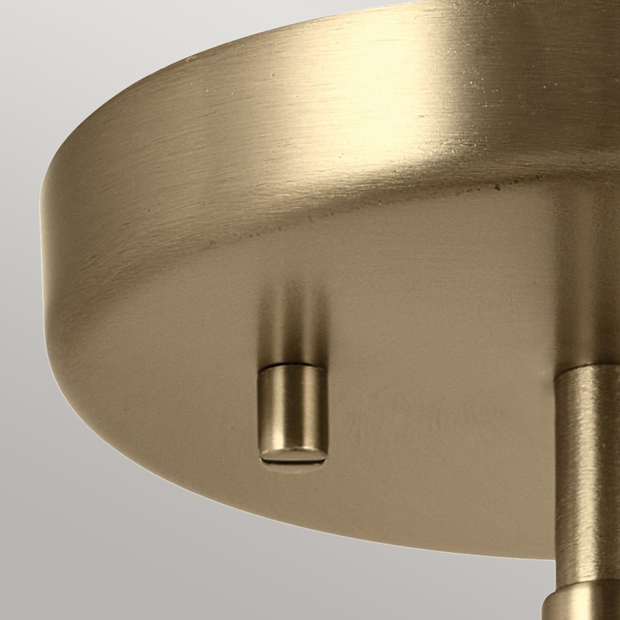 Kichler - Wandleuchte NIVA 1xE27/40W/230V Messing