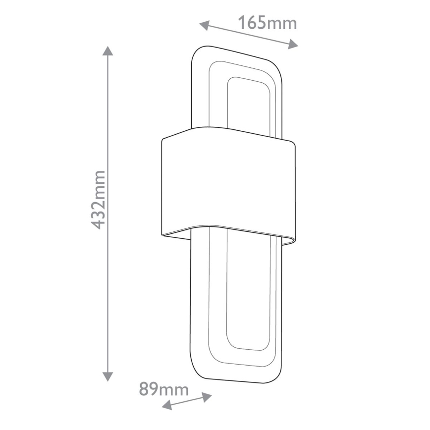 Kichler - LED-Wandleuchte SERENE LED/16W/230V Messing