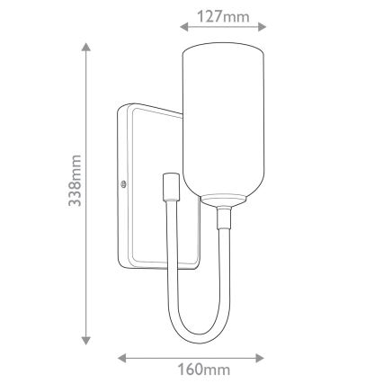 Kichler - LED Badezimmerleuchte SOLIA 1xG9/3W/230V IP44 gold