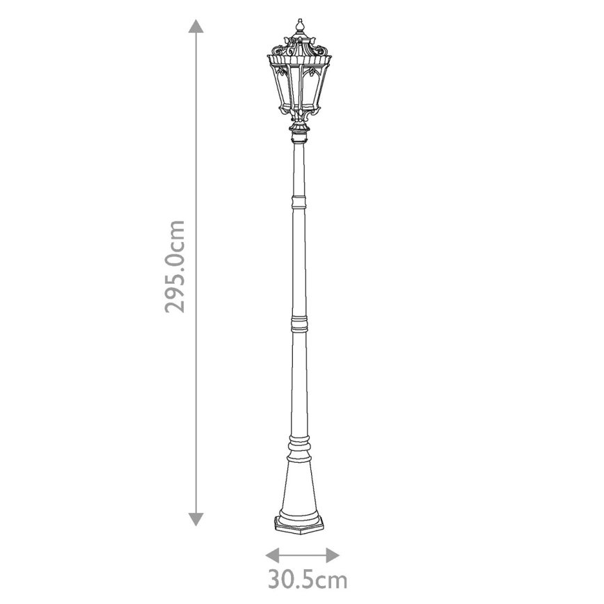 Kichler - Außenleuchte TOURNAI 3xE14/60W/230V IP44