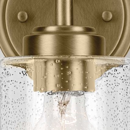 Kichler - Wandleuchte WINSLOW 1xE27/60W/230V Messing