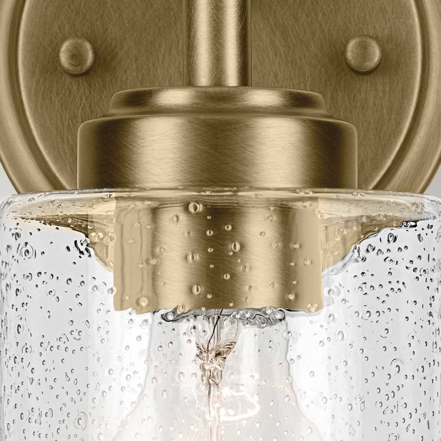 Kichler - Wandleuchte WINSLOW 1xE27/60W/230V Messing