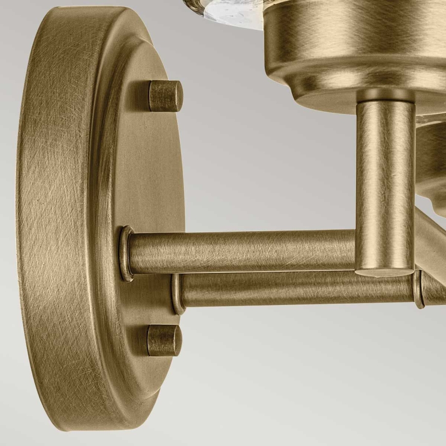 Kichler - Wandleuchte WINSLOW 2xE27/60W/230V Messing