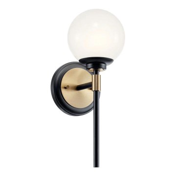 Kichler - LED-Badezimmer-Wandleuchte BENNO 2x G9/3W/230V goldfarben IP44