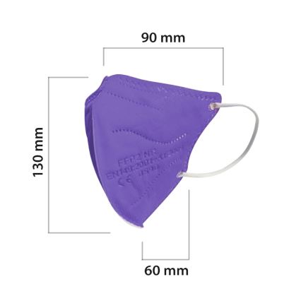 Kinder-Atemschutzmaske FFP2 NR Kids lila 1St.