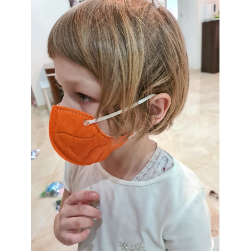 Kinder-Atemschutzmaske FFP2 NR Kinder orange 20 Stk.