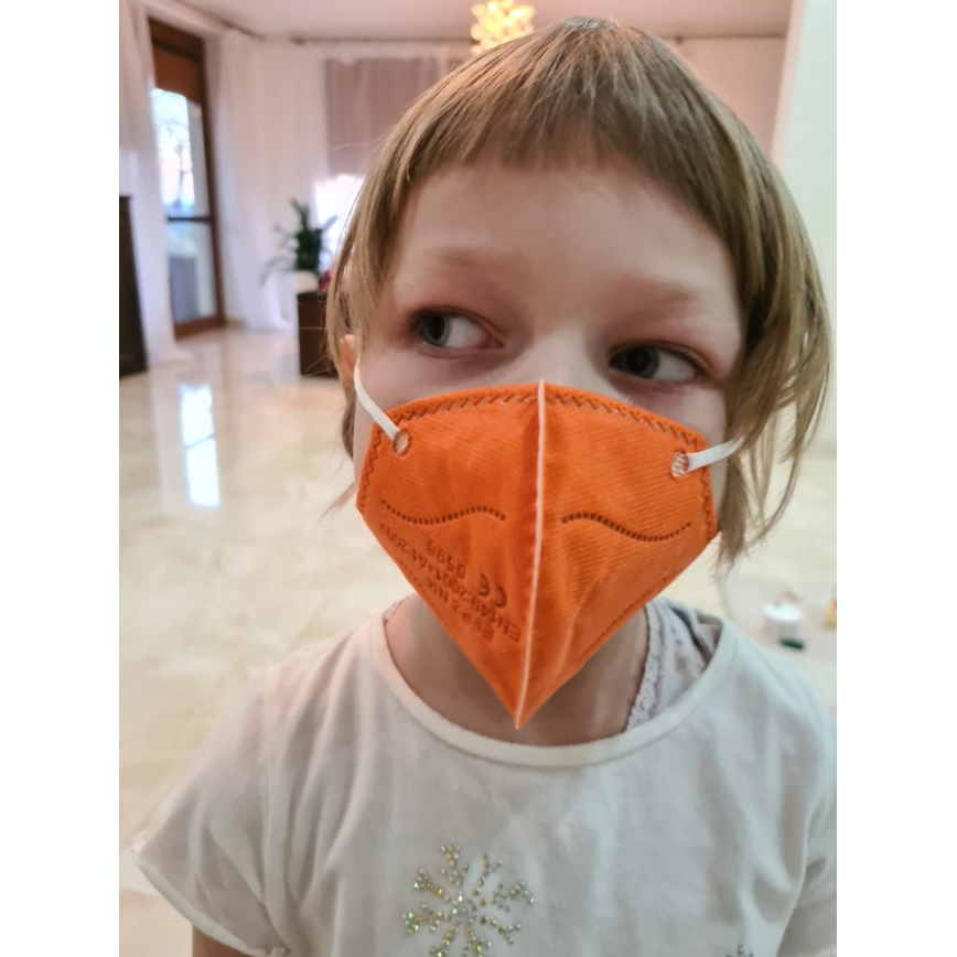 Kinder-Atemschutzmaske FFP2 NR Kinder orange 20 Stk.